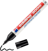 Permanentmarker 3000, 4-3000001, St&uuml;ck, schwarz, 1,5-3mm Rundspitze