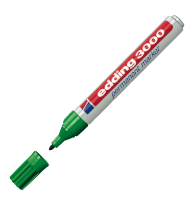 Permanentmarker 3000, 4-3000004, St&uuml;ck, gr&uuml;n, 1,5-3mm Rundspitze