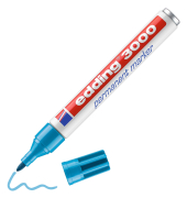 Permanentmarker 3000, 4-3000010, St&uuml;ck, hellblau, 1,5-3mm Rundspitze