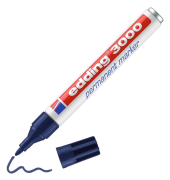 Permanentmarker 3000, 4-3000017, St&uuml;ck, stahlblau, 1,5-3mm Rundspitze