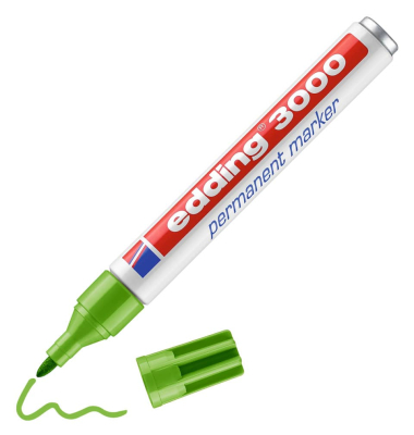 Permanentmarker 3000, 4-3000015, St&uuml;ck, gr&uuml;n, 1,5-3mm Rundspitze