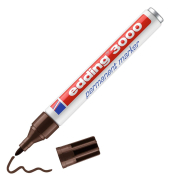 Permanentmarker 3000, 4-3000018, St&uuml;ck, braun, 1,5-3mm Rundspitze
