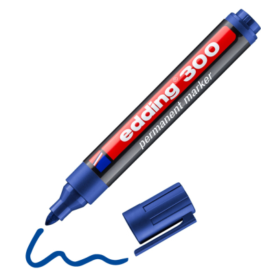 Permanentmarker 300, 4-300003, St&uuml;ck, blau, 1,5-3mm Rundspitze