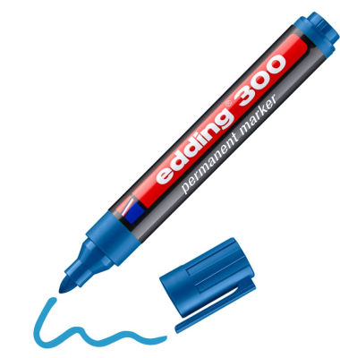 Permanentmarker 300, 4-300010, St&uuml;ck, hellblau, 1,5-3mm Rundspitze