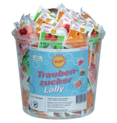 Traubenzucker-Lolly