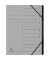 Ordnungsmappe 540711E, 1-7, grau, A4, 7 F&auml;cher