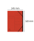Ordnungsmappe Echter Colorspan-Karton 540705E, 1-7, rot, A4, 7 F&auml;cher