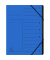 Ordnungsmappe Echter Colorspan-Karton 540702E, 1-7, blau, A4, 7 F&auml;cher