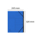 Ordnungsmappe 540702E, 1-7, blau, A4, 7 F&auml;cher