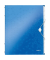 Ordnungsmappe WOW 4634-00-36, 12-teilig blanko, blau metallic, A4, 12 F&auml;cher