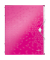 Ordnungsmappe WOW 4634-00-23, 12-teilig blanko, pink-metallic, A4, 12 F&auml;cher