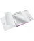 Ordnungsmappe WOW 4634-00-23, 12-teilig blanko, pink-metallic, Din A4, 12 F&auml;cher