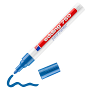 Lackmarker 750, 4-750003, Stift, blau, 2-4mm Rundspitze