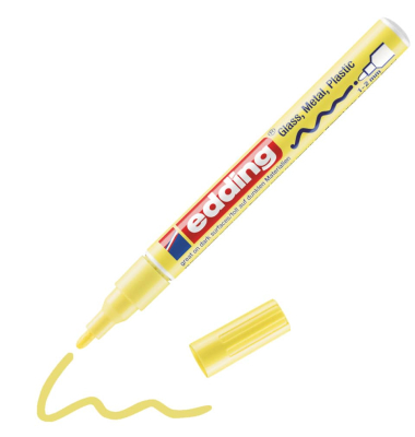Lackmarker 751 creative, 4-751-9-135, Stift, gelb, 1-2mm Rundspitze