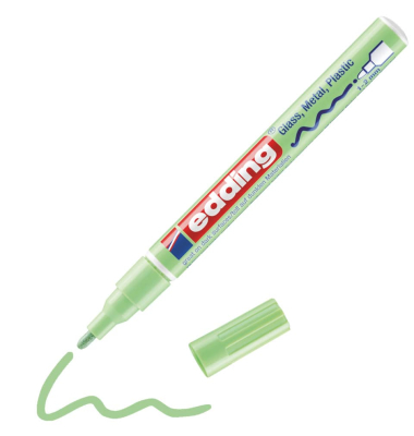 Lackmarker 751 creative, 4-751-9-137, Stift, gr&uuml;n, 1-2mm Rundspitze