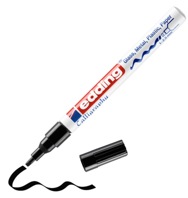 Lackmarker Calligraphy, 753-001, Stift, schwarz, 1-2,5mm Calligraphyspitze