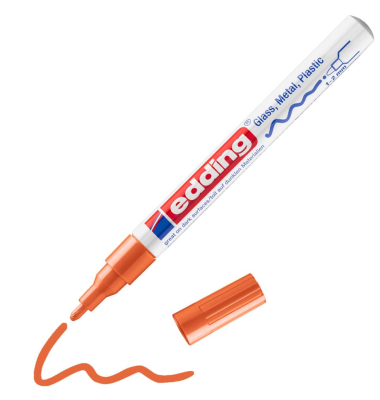 Lackmarker 751 creative, 751-9-006, Stift, orange, 1-2mm Rundspitze