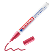 Lackmarker 751 creative, 751-9-002, Stift, rot, 1-2mm Rundspitze