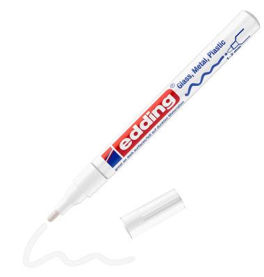 Lackmarker 751 creative, 751-9-049, Stift, wei&szlig;, 1-2mm Rundspitze