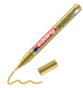 Lackmarker 751 creative, 751-9-053, Stift, gold, 1-2mm Rundspitze