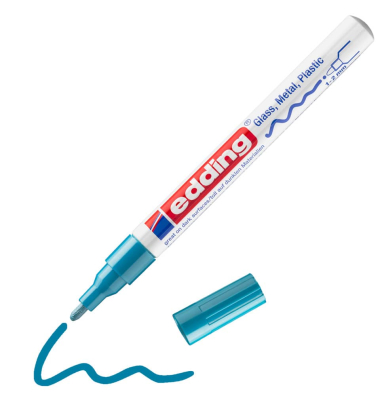 Lackmarker 751 creative, 751-9-010, Stift, hellblau, 1-2mm Rundspitze