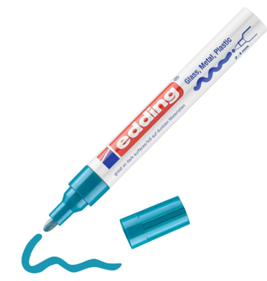 Lackmarker 750, 750CR-010, Stift, hellblau, 2-4mm Rundspitze