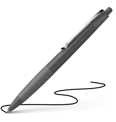 Kugelschreiber LOOX 135501, schwarz, M, nachf&uuml;llbar