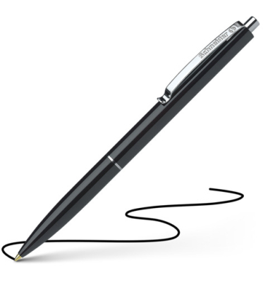 Kugelschreiber K 15 SN3081, schwarz, M, nachf&uuml;llbar