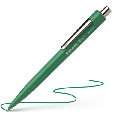 Kugelschreiber K 1 SN3154, gr&uuml;n, M, nachf&uuml;llbar