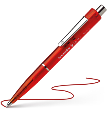 Kugelschreiber OPTIMA SN3402, rot, 0,5mm, nachf&uuml;llbar