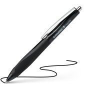 Kugelschreiber Haptify SN135301, schwarz, M, nachf&uuml;llbar