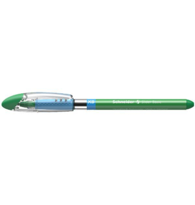 Kugelschreiber Slider Basic 151204, gr&uuml;n, 0,7mm, Einweg