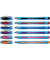 Kugelschreiber Slider Memo 150296, blau / schwarz / rot / rosa / lila / orange, XB, Einweg