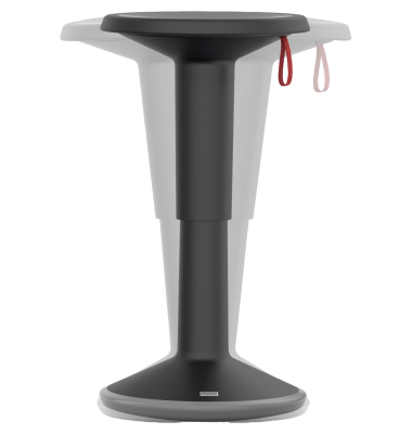 Hocker 10362472 UPis1 100U, schwarz, h&ouml;henverstellbar, bis 110kg
