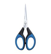 Universalschere Soft Cut, Edelstahl, rostfrei, 15,2cm, schwarz/blau