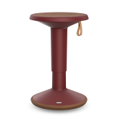 Sitzhocker 10534973 ECO UP, weinrot, h&ouml;henverstellbar, bis 110kg
