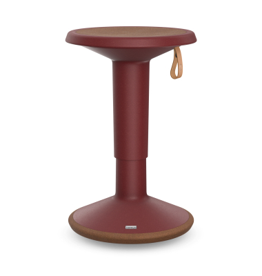 Sitzhocker 10534973 ECO UP, weinrot, h&ouml;henverstellbar, bis 110kg