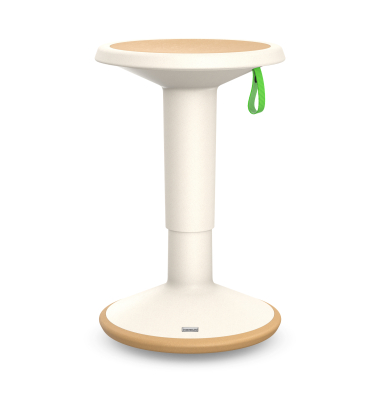 Sitzhocker 10534976 ECO UP, cremewei&szlig;, h&ouml;henverstellbar, bis 110kg