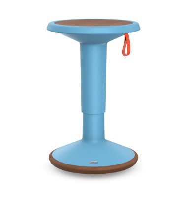 Sitzhocker 10534978 ECO UP, pastellblau, h&ouml;henverstellbar, bis 110kg