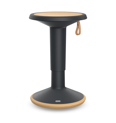 Sitzhocker 10534975 ECO UP, schwarzgrau, h&ouml;henverstellbar, bis 110kg