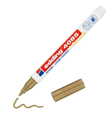 Windowmarker Kreidemarker, 4085-053, gold, 1-2mm, Rundspitze