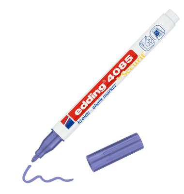 Windowmarker Kreidemarker, 4085-078, violettmetallic, 1-2mm, Rundspitze