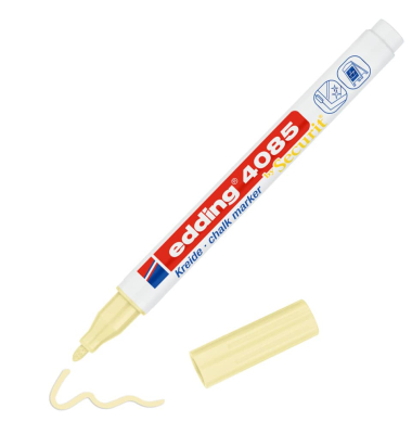 Windowmarker Kreidemarker, 4085-135, pastellgelb, 1-2mm, Rundspitze