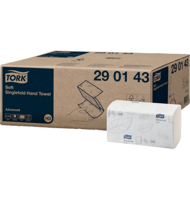 Falthandt&uuml;cher Advanced 290143, 226x230mm, wei&szlig;