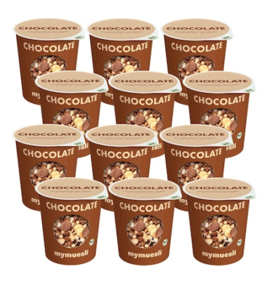 M&uuml;sli Chocolate, 12x 85g im ToGo-Becher