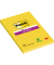 Haftnotizen 660-S, Super Sticky Notes, 102x152mm, ultragelb, liniert, rechteckig