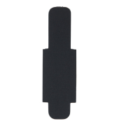 Signalreiter 0,3mm Hartfolie schwarz 40x12mm