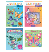 Besch&auml;ftigungsbuch Set 4Titel 14ST sort.