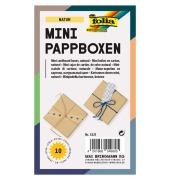 Geschenkbox mini 10ST natur