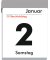 Abrei&szlig;kalender 143600, 1 Tag / 1 Seite, 5,4x7,2cm (5,4x7,2cm), 2027